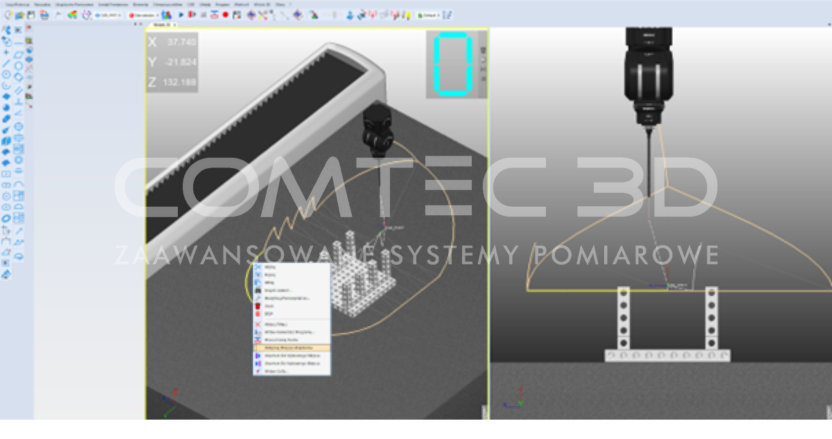 (łatwa modyfikacja trajektorii)